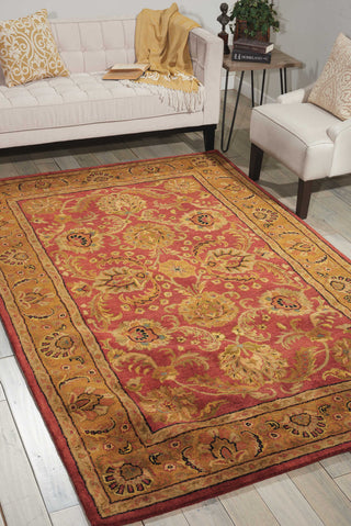 Nourison Jaipur JA17 Burgundy Area Rug Room Image Feature