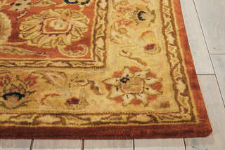 Nourison Jaipur JA29 Rust Area Rug Detail Image
