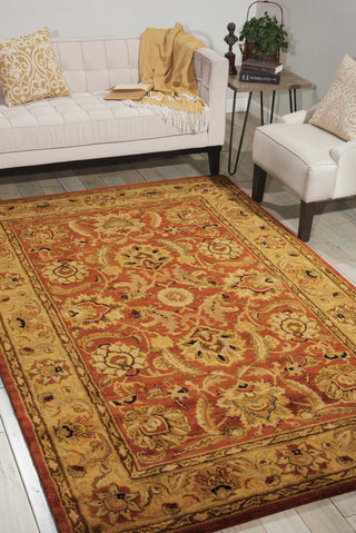 Nourison Jaipur JA29 Rust Area Rug Room Image