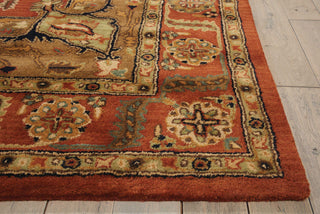 Nourison Jaipur JA33 Brick Area Rug Detail Image