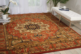 Nourison Jaipur JA33 Brick Area Rug Room Image