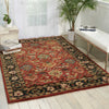 Nourison Jaipur JA35 Brick Area Rug Room Image Feature