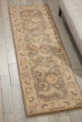 Nourison Jaipur JA56 Taupe Area Rug Room Image Feature