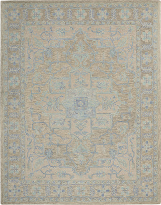 Nourison Jazmine JAZ01 Grey/Blue Area Rug main image