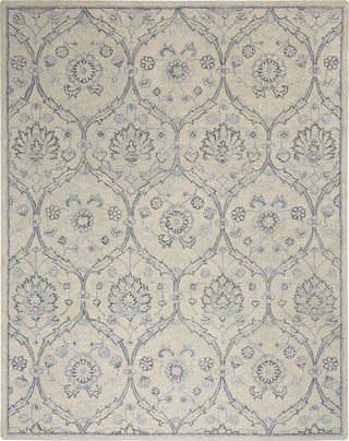 Nourison Jazmine JAZ03 Ivory/Blue Area Rug main image