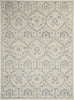 Nourison Jazmine JAZ03 Ivory/Blue Area Rug 9' X 12'