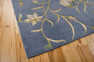 Nourison Julian JL33 Light Blue Area Rug Corner Image