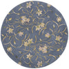 Nourison Julian JL33 Light Blue Area Rug 6' Round