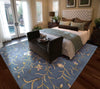 Nourison Julian JL33 Light Blue Area Rug Room Image Feature