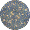 Nourison Julian JL33 Light Blue Area Rug Round Image