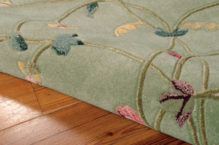 Nourison Julian JL36 Light Green Area Rug Detail Image