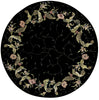 Nourison Julian JL46 Black Area Rug 8' Round