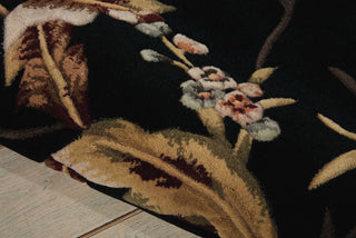 Nourison Julian JL46 Black Area Rug Detail Image