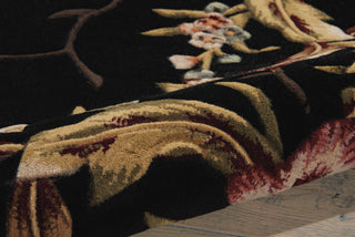 Nourison Julian JL46 Black Area Rug Detail Image