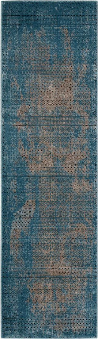 Nourison Karma KRM01 Blue Area Rug