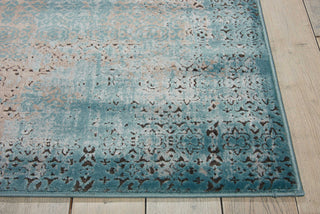 Nourison Karma KRM01 Blue Area Rug Detail Image