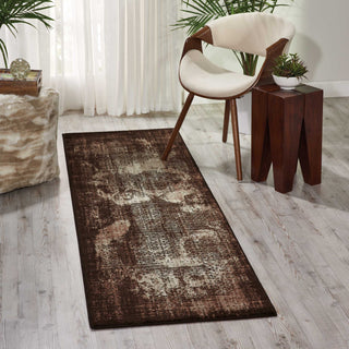 Nourison Karma KRM01 Latte Area Rug Room Image Feature