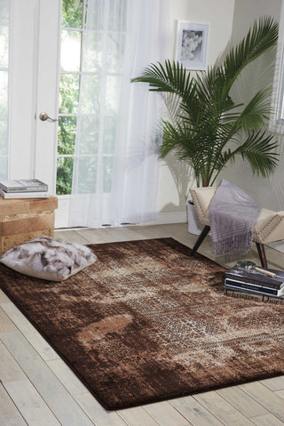 Nourison Karma KRM01 Latte Area Rug Room Image Feature