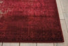 Nourison Karma KRM01 Red Area Rug Detail Image