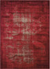 Nourison Karma KRM01 Red Area Rug 