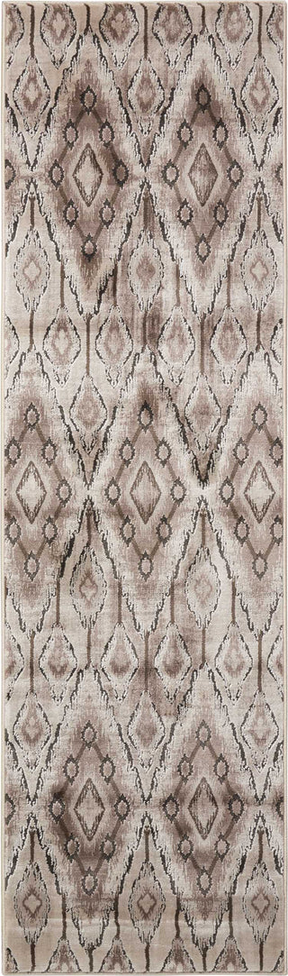 Nourison Karma KRM02 Beige Area Rug 2'2'' X 7'6'' Runner