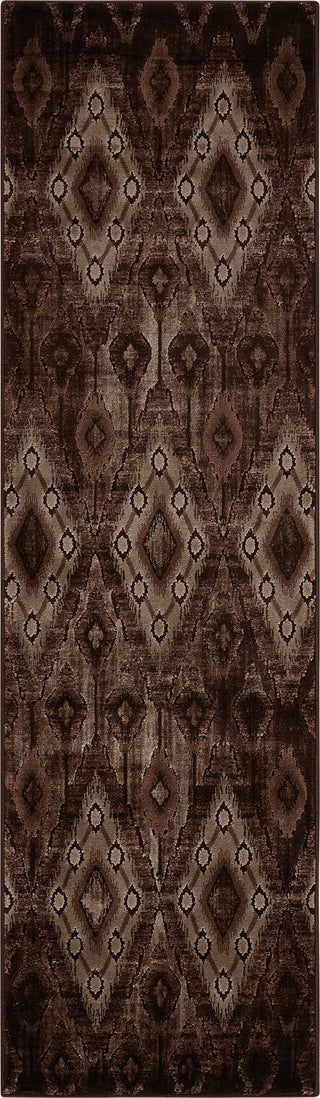 Nourison Karma KRM02 Chocolate Area Rug 