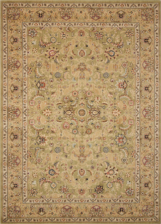 Nourison Lumiere KI600 Royal Countryside Sage Area Rug by Kathy Ireland 6' X 8'