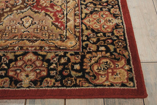 Nourison Lumiere KI601 Persian Tapestry Multicolor Area Rug by Kathy Ireland 6' X 8'