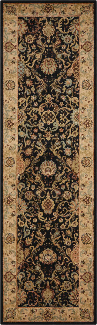 Nourison Lumiere KI602 Stateroom Onyx Area Rug by Kathy Ireland 2'3'' X 7'9'' Runner