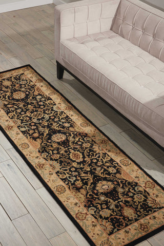 Nourison Lumiere KI602 Stateroom Onyx Area Rug by Kathy Ireland Texture Image Feature