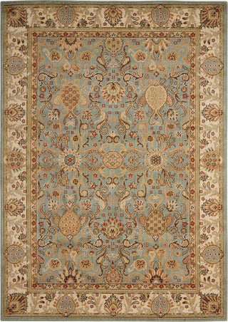 Nourison Lumiere KI602 Stateroom Slate Blue Area Rug