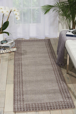 Nourison Cottage Grove KI700 Steel Area Rug by Kathy Ireland 3' X 8'