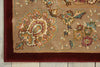 Nourison Antiquities ANT01 Empress Garden Garnet Area Rug by Kathy Ireland 5' X 7'