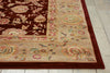 Nourison Antiquities ANT01 Empress Garden Garnet Area Rug by Kathy Ireland 5' X 7'