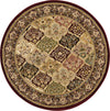 Nourison Antiquities ANT02 Washington Square Multicolor Area Rug by Kathy Ireland 4' Round