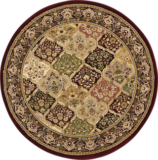 Nourison Antiquities ANT02 Washington Square Multicolor Area Rug by Kathy Ireland 4' Round