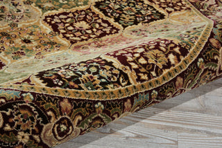 Nourison Antiquities ANT02 Washington Square Multicolor Area Rug by Kathy Ireland 4' Round