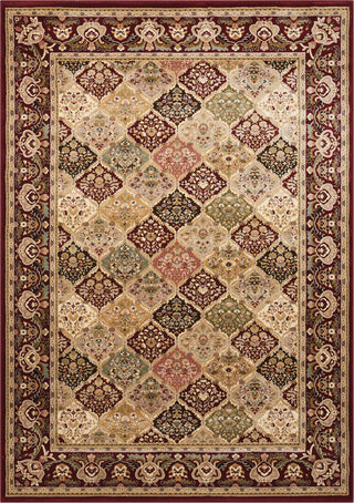 Nourison Antiquities ANT02 Washington Square Multicolor Area Rug by Kathy Ireland 5' X 7'