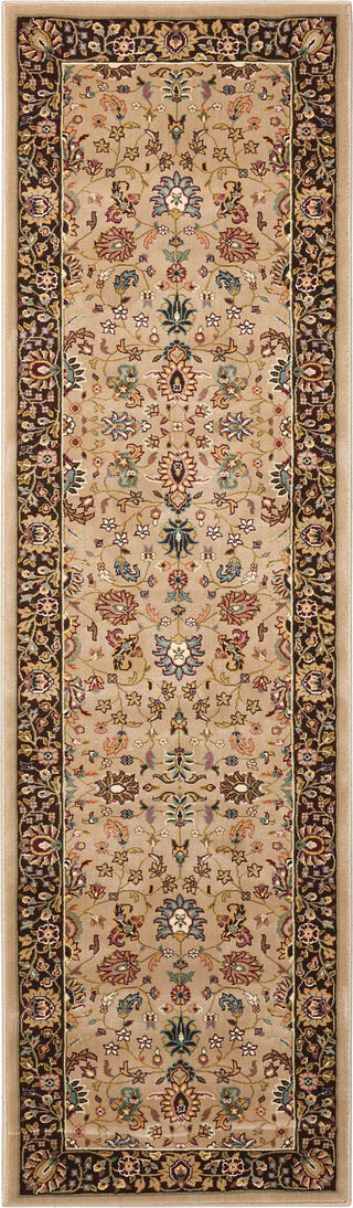 Nourison Antiquities ANT04 Royal Countryside Cream Area Rug by Kathy Ireland 2'2'' X 7'6'' Runner