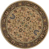 Nourison Antiquities ANT04 Royal Countryside Cream Area Rug by Kathy Ireland 3' 9'' Round
