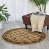 Nourison Antiquities ANT04 Royal Countryside Cream Area Rug by Kathy Ireland Corner Image Feature
