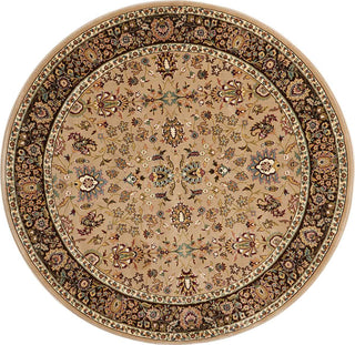 Nourison Antiquities ANT04 Royal Countryside Cream Area Rug by Kathy Ireland 6' Round