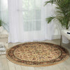 Nourison Antiquities ANT04 Royal Countryside Cream Area Rug by Kathy Ireland 6' Round