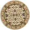 Nourison Antiquities ANT04 Royal Countryside Ivory Area Rug by Kathy Ireland 3' 9'' Round