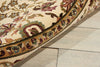 Nourison Antiquities ANT04 Royal Countryside Ivory Area Rug by Kathy Ireland 6' Round