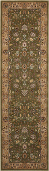 Nourison Antiquities ANT04 Royal Countryside Sage Area Rug by Kathy Ireland 3' X 8'
