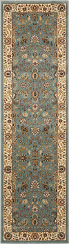 Nourison Antiquities ANT04 Royal Countryside Slate Blue Area Rug by Kathy Ireland