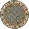 Nourison Antiquities ANT04 Royal Countryside Slate Blue Area Rug by Kathy Ireland 4' Round