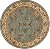 Nourison Antiquities ANT04 Royal Countryside Slate Blue Area Rug by Kathy Ireland 5' 3'' Round