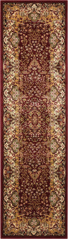 Nourison Antiquities ANT05 Stately Empire Burgundy Area Rug